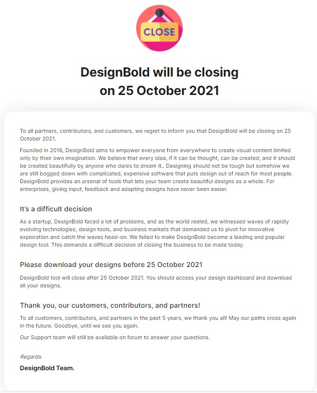 Startup "gà đẻ trứng vàng" Designbold tuyên bố đóng cửa từ 25/10, CEO Hùng Đinh muốn tập trung vào lĩnh vực blockchain 1