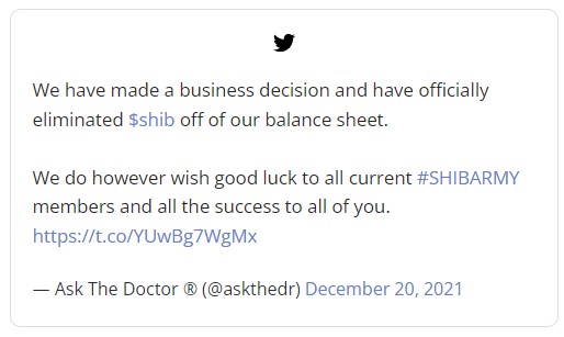 ViMoney: Thực hư việc Công ty dịch vụ chăm sóc sức khỏe Canada Ask The Doctor bán 30 tỷ SHIB, cáo buộc Shiba Inu là trò lừa đảo -h1