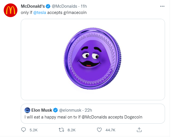ViMoney: McDonald's phản đối yêu cầu chấp nhận Dogecoin của Elon Musk h2