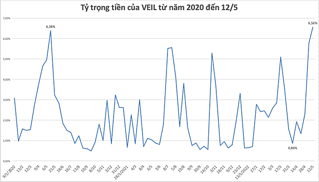 VEIL tiếp tục nâng lượng tiền mặt lên cao nhất từ năm 2020 - Ảnh 1.