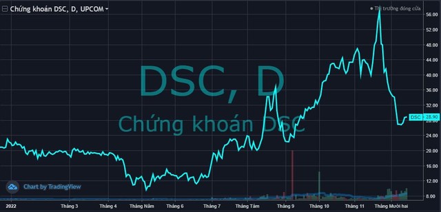 Thị giá giảm một nửa sau chưa đầy một tháng, Chứng khoán DSC (DSC) muốn phát hành 100 triệu cổ phiếu tăng vốn gấp đôi - Ảnh 1.
