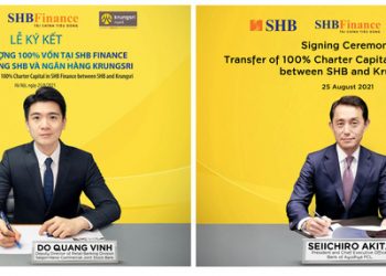SHB sẽ chuyển nhượng 100% vốn SHB Finance cho Krungsri của Thái Lan