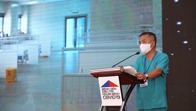 Hình ảnh bệnh viện điều trị Covid-19 mới khánh thành - Trung tâm Y tế Hà Nội