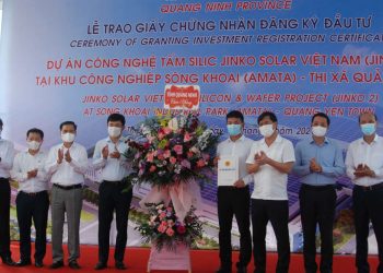 Jinko Solar đầu tư dự án hơn 365 triệu USD tại Quảng Ninh