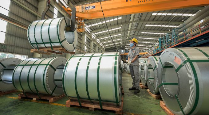 Sản xuất và tiêu thụ thép tháng 8/2021 giảm sút