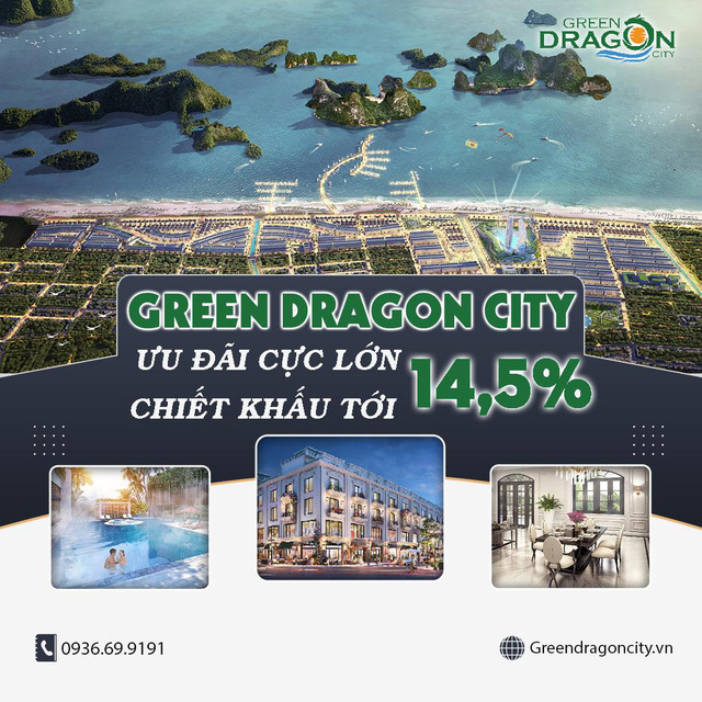 Rinh ưu đãi cuối năm lên đến 14,5% tại Dự án Green Dragon City - Ảnh 2. Rinh ưu đãi cuối năm lên đến 14,5% tại Dự án Green Dragon City - Ảnh 2.