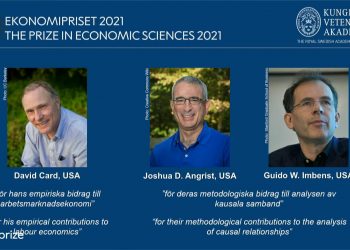 3 nhà kinh tế học người Mỹ và Canada đạt giải Nobel kinh tế năm 2021