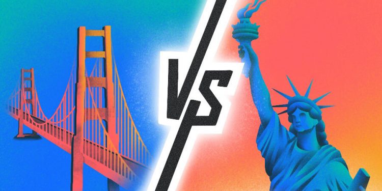 Big Apple Vs.  Khu vực Vịnh: Các nhà đầu tư New York tham gia vào miếng bánh liên doanh lớn hơn của Hoa Kỳ từ Thung lũng Silicon