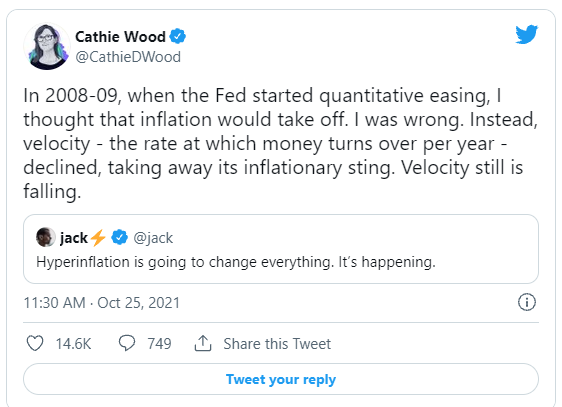 ViMoney - Cathie Wood cho rằng lạm phát ở Hoa Kỳ sẽ giảm sau kỳ nghỉ lễ - 3 lý do chính