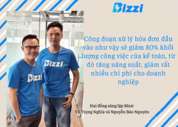 Startup lập hóa đơn điện tử Bizzi gọi vốn thành công 3 triệu đô la - Đồng sáng lập Vũ Trọng Nghĩa và Nguyễn Bảo Nguyên