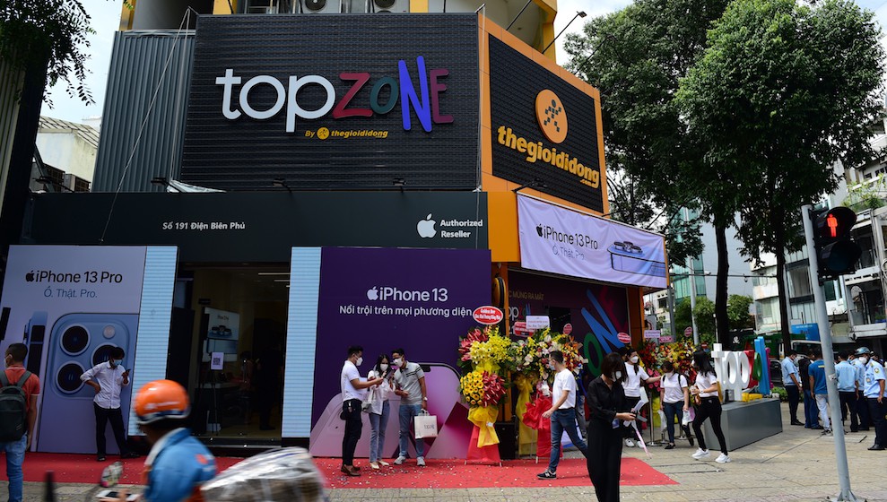 TopZone - Thành viên mới của Thế giới di động chính thức ra mắt