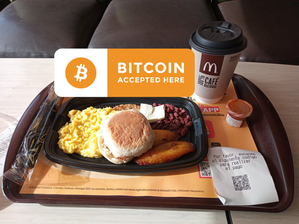 McDonald's hiện chấp nhận thanh toán Bitcoin, nhưng chỉ ở El Salvador