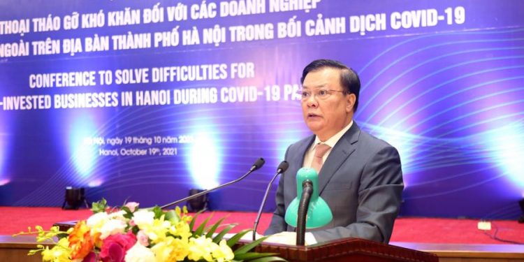Khó khăn do Covid-19, doanh nghiệp FDI đưa ra nhiều kiến nghị với lãnh đạo TP. Hà Nội