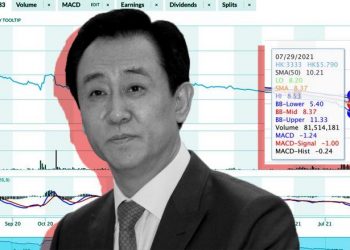 Giá cổ phiếu Evergrande “trượt dài” sau phi vụ bán cổ phần 2,6 tỷ USD thất bại