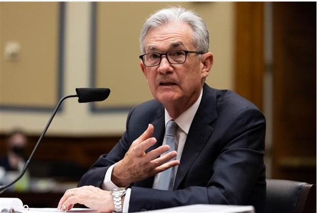 Chủ tịch FED Jerome Powell trong một phiên điều trần tại Washington vào 22/6/2021. 