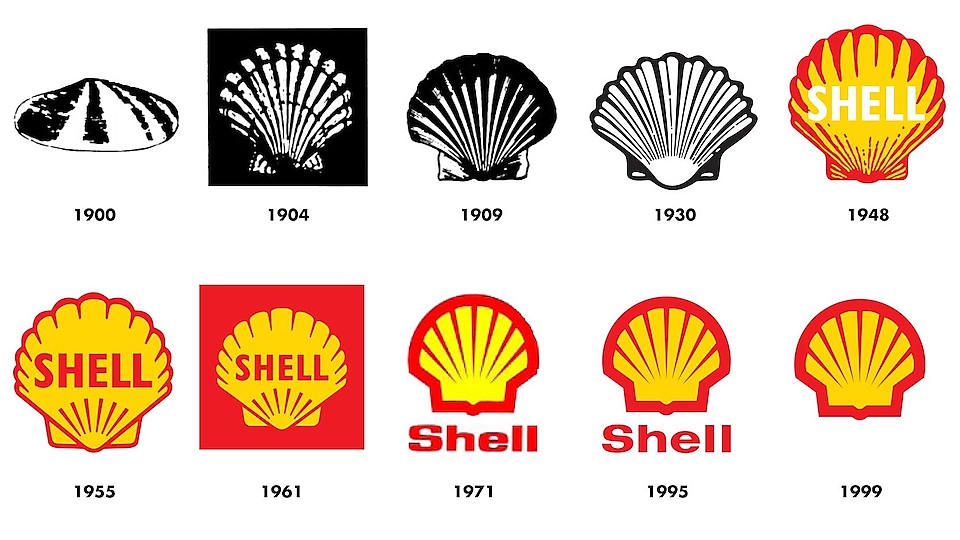 ViMoney - Shell suy nghĩ về sự chia tay Hà Lan - Các logo của Shell qua các thời kỳ