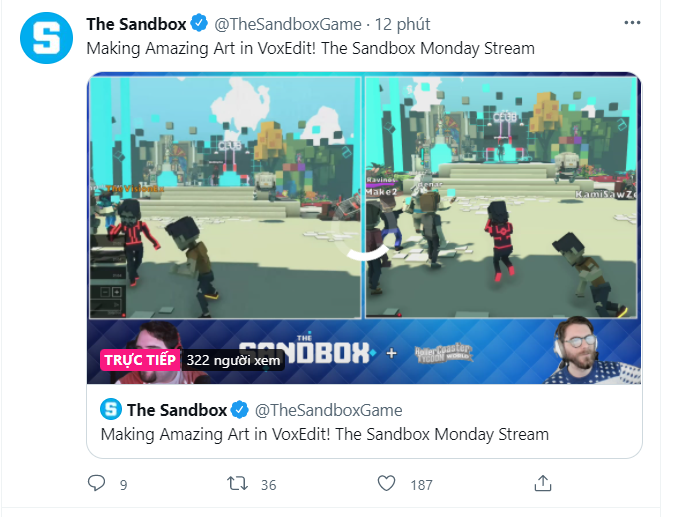 The Sandbox thống trị thế giới ảo