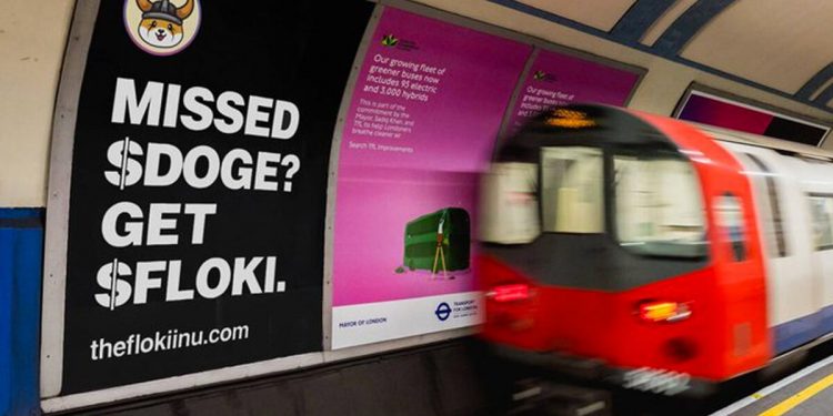Quảng cáo của Floki Inu trên tàu điện ngầm London đang bị điều tra bởi Cơ quan Giám sát Quảng cáo Vương quốc Anh