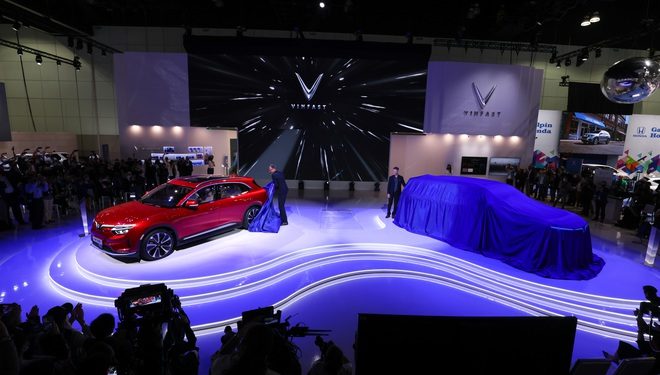 Lộ diện bộ đôi xe điện VF e35- VF e 36 của VinFast trên đất Mỹ