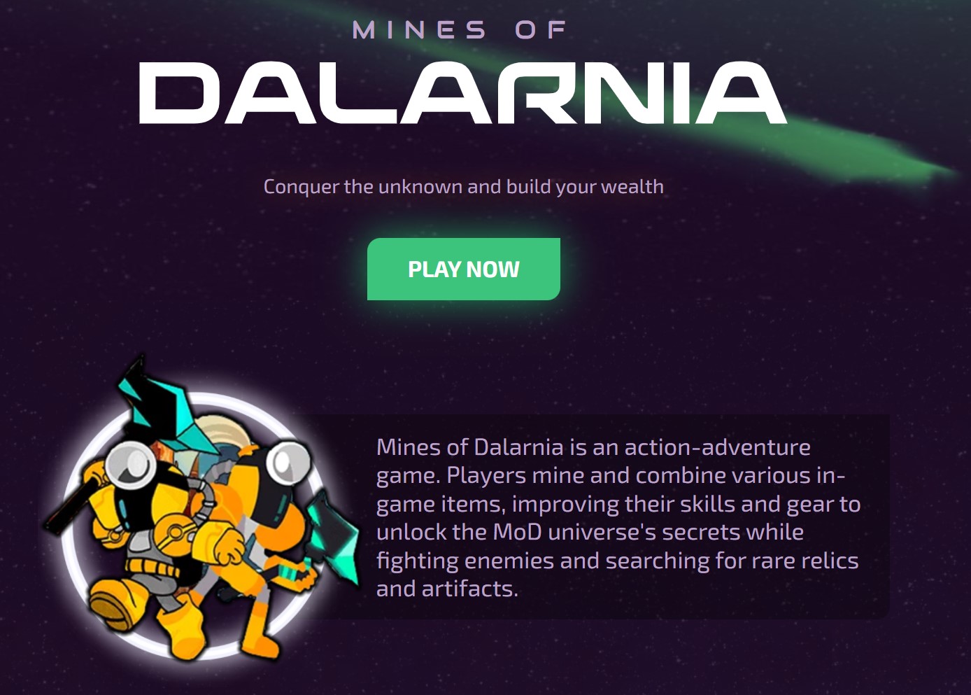 ViMoney: Top game chơi để kiếm tiền (P2E) hàng đầu năm 2022 - 1. Mines of Dalarnia