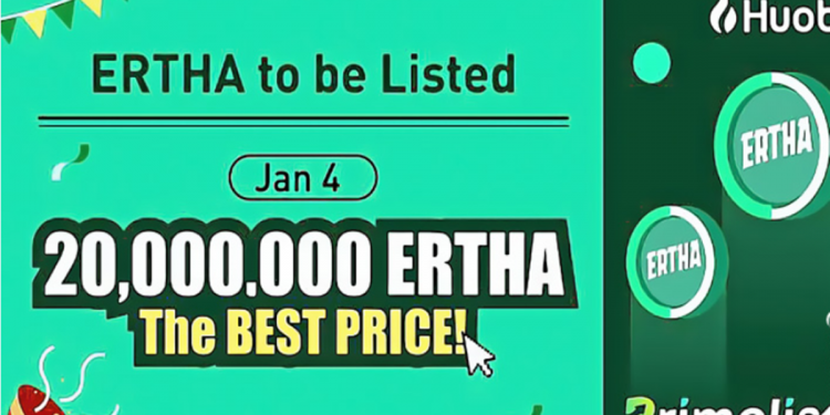 Huobi chính thức niêm yết Ertha ($ ERTHA) vào 4/1/2022
