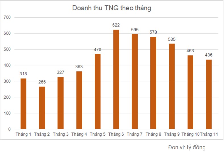 Điểm tin doanh nghiệp 4/12: TNG doanh thu tăng nhưng chưa đạt kỳ vọng, chủ tịch TLD mua thêm 4 triệu cổ phiếu - H1