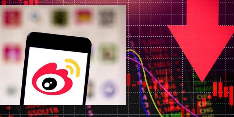 Cổ phiếu Weibo giảm mạnh trong phiên giao dịch đầu tiên ở Hồng Kông.