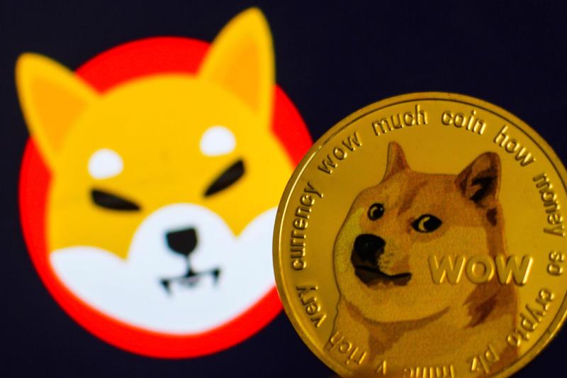 Dogecoin và Shiba Inu lọt top 10 tiền ảo lớn nhất thế giới