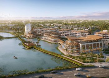 Ecopark sắp có trung tâm thương mại trên mặt nước The Island Mall