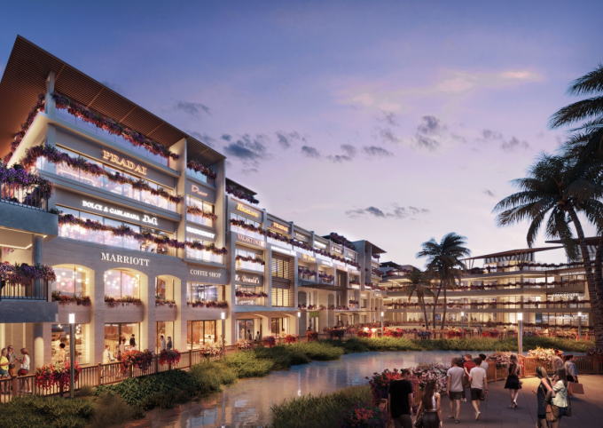 Vimoney: Ecopark sắp có trung tâm thương mại trên mặt nước The Island Mall