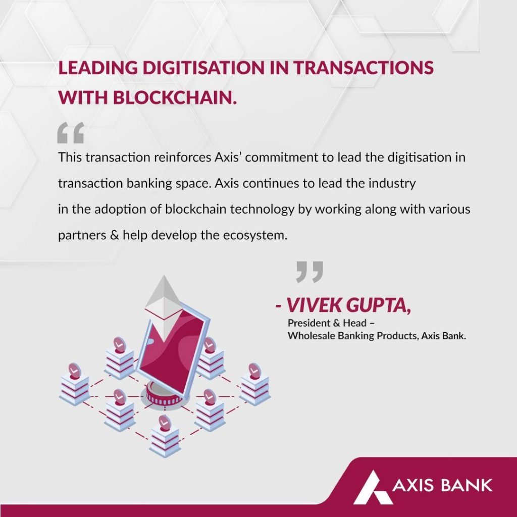Ấn Độ: Axis Bank phát hành hợp đồng tài chính trên nền tảng blockchain