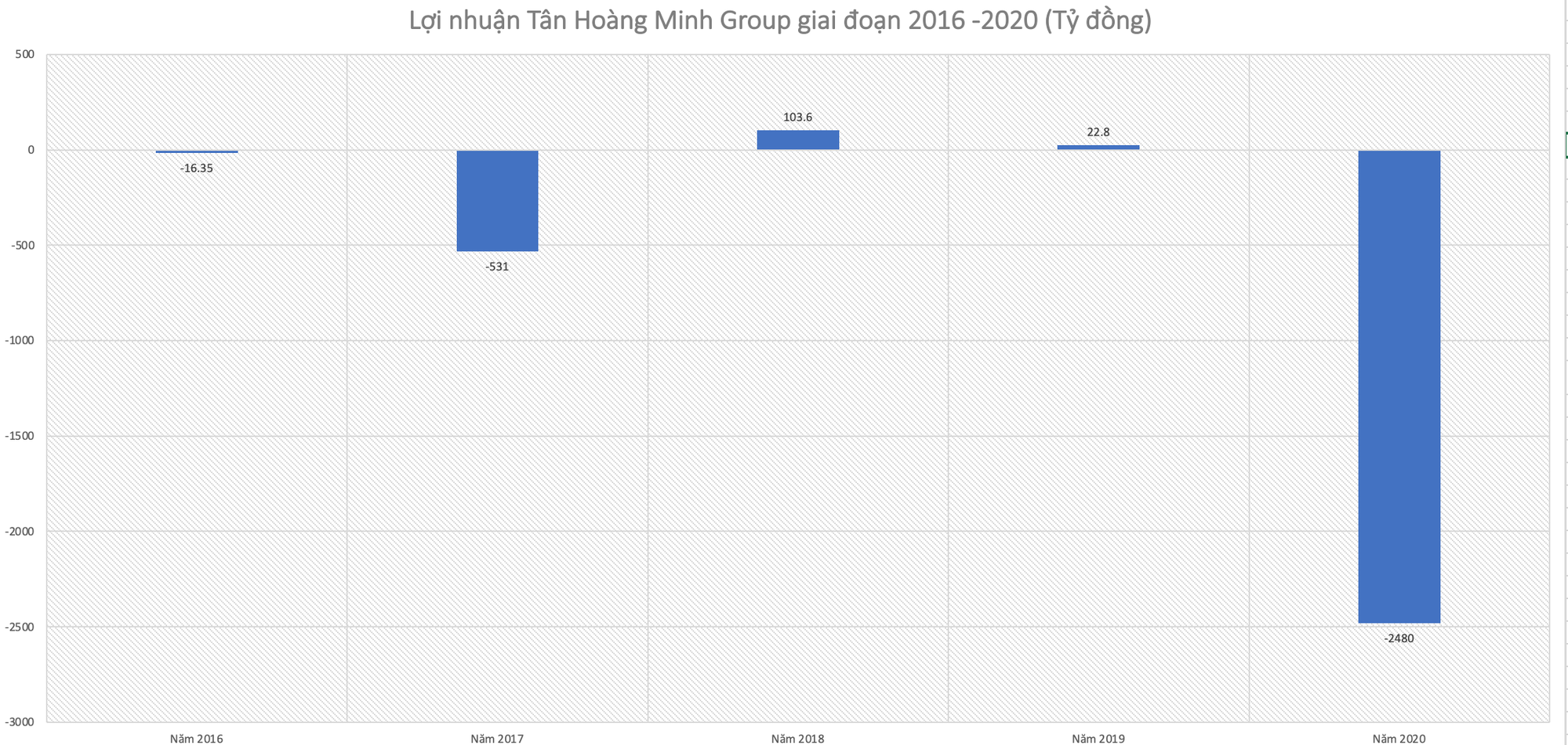 ViMoney: Lợi nhuận Tập đoàn Tân Hoàng Minh giai đoạn 2016 - 2020 