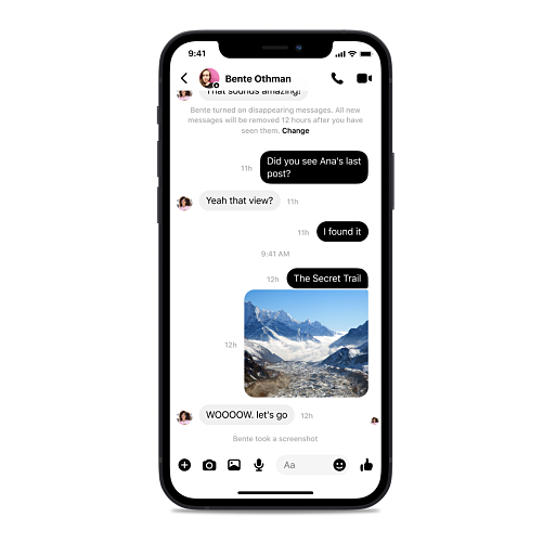 Messenger chính thức có tính năng thông báo khi bị chụp màn hình