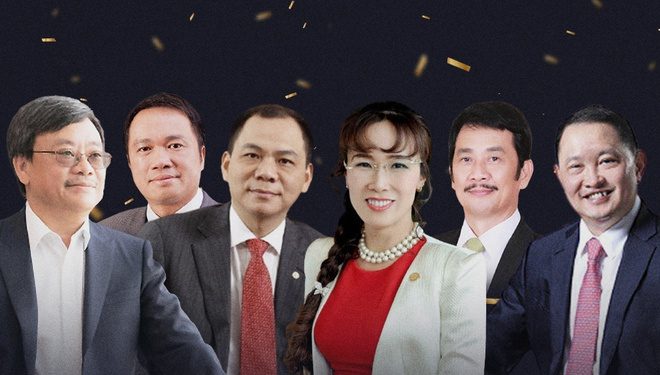 Top 10 tỷ phú giàu nhất trên thị trường chứng khoán Việt