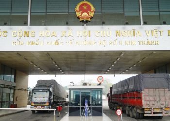 Cửa khẩu Kim Thành mở cửa dịp Tết, thông quan 400 xe hàng/ngày