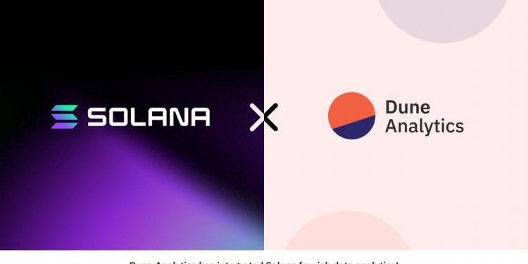 Solana “LIVE” trên Dune