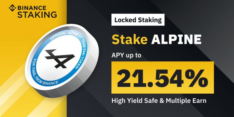 Binance Staking ra mắt ALPINE Staking với mức APY lên tới 21,54%
