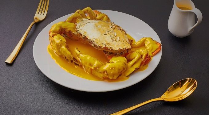 Giò lụa, chả quế, cua dát vàng lên mâm cúng Thần tài