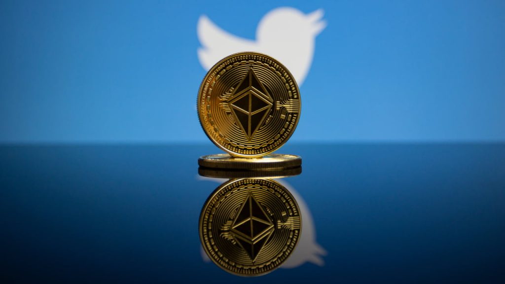 Từ nay người dùng Twitter có thể cho và nhận tiền boa bằng Ethereum