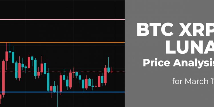 ViMoney: Phân tích giá BTC, XRP và LUNA ngày 17 tháng 3