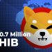 600,7 triệu Shiba Inu bị đốt cháy trong 5 giao dịch