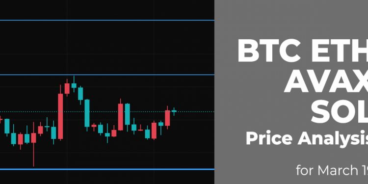 ViMoney: Phân tích giá BTC, ETH, AVAX và SOL ngày 19/3