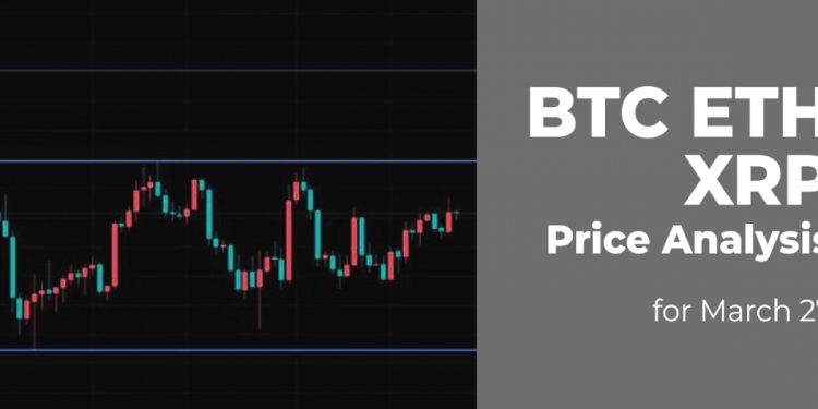 Phân tích giá BTC, ETH và XRP ngày 27/3/2022