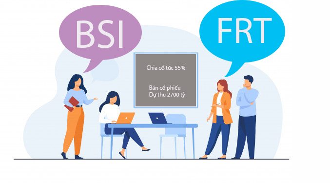 FRT chia cổ tức tỷ lệ 55% - BSI bán 65,7 triệu cổ phiếu cho Hana