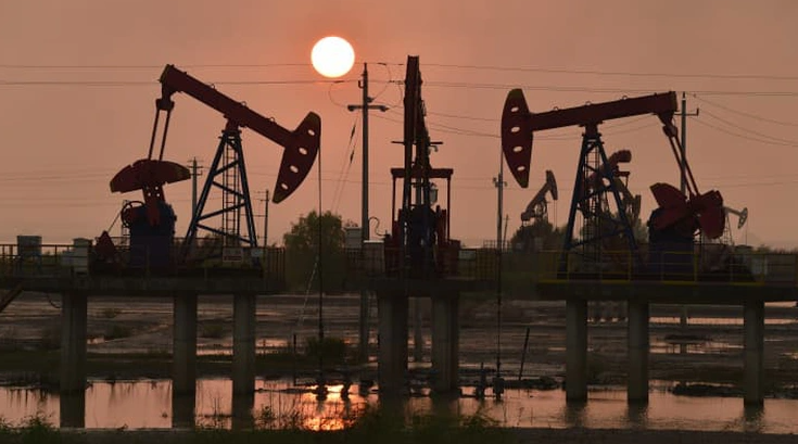 Giá dầu giảm mạnh, thị trường chứng khoán thăng hoa