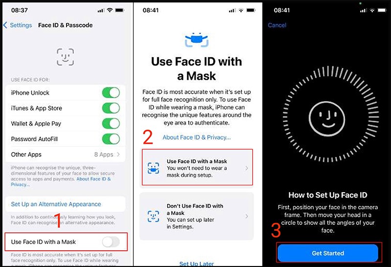 Iphone chính thức cho mở khoá Face ID khi đeo khẩu trang