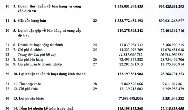 ViMoney:Thông Quảng Ninh (TQN) bất ngờ báo lãi năm 2021 gấp 4 lần cùng kỳ, EPS đạt trên 25.000 đồng
