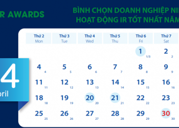 ViMoney: ViMoney: Lịch công bố thông tin tháng 04/2022 h1