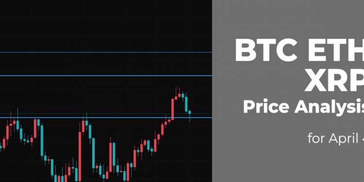 ViMoney: Phân tích giá BTC, ETH và XRP ngày 4 tháng 4