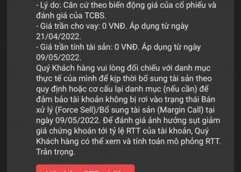Cổ phiếu Licogi 14 (L14) bị Chứng khoán Techcombank cắt margin từ ngày 21/4/2022 - Ảnh 1.